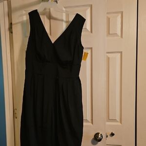 Donna Ricco Black Backless Dress